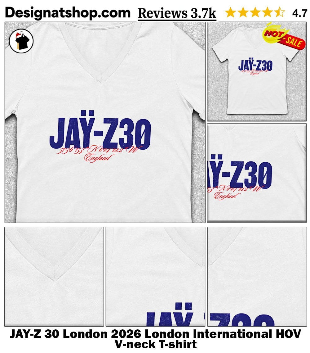JAY-Z 30 London 2026 London International HOV shirt