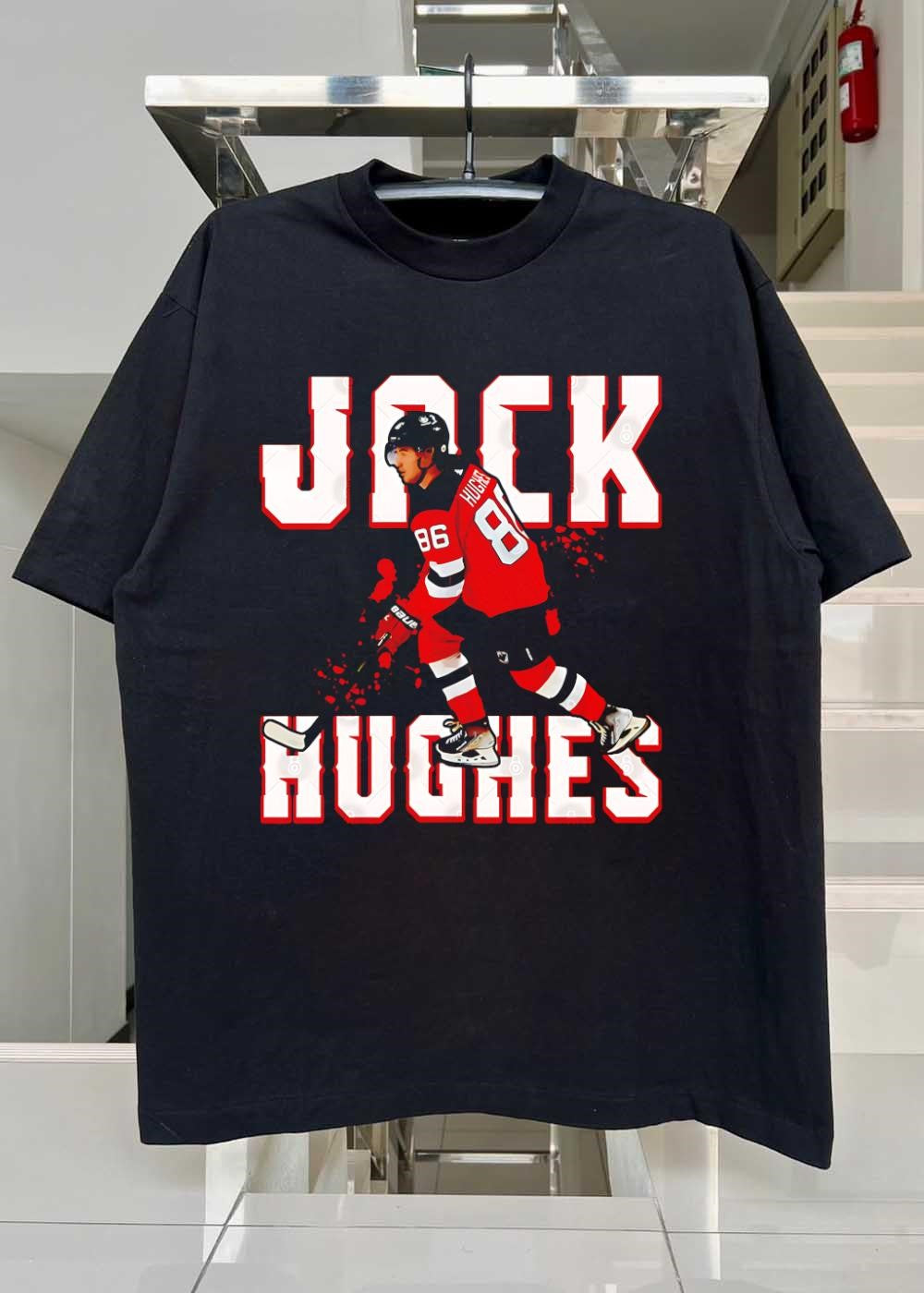 Jack Hughes Hockey Jersey Jack Hughes New Jersey Devils Shirt
