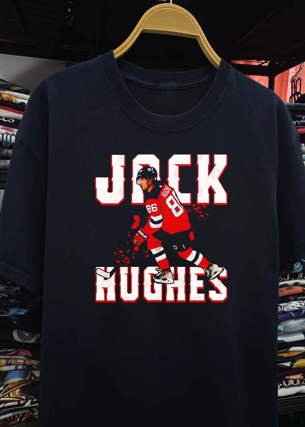 Jack Hughes Hockey Jersey Jack Hughes New Jersey Devils Shirt