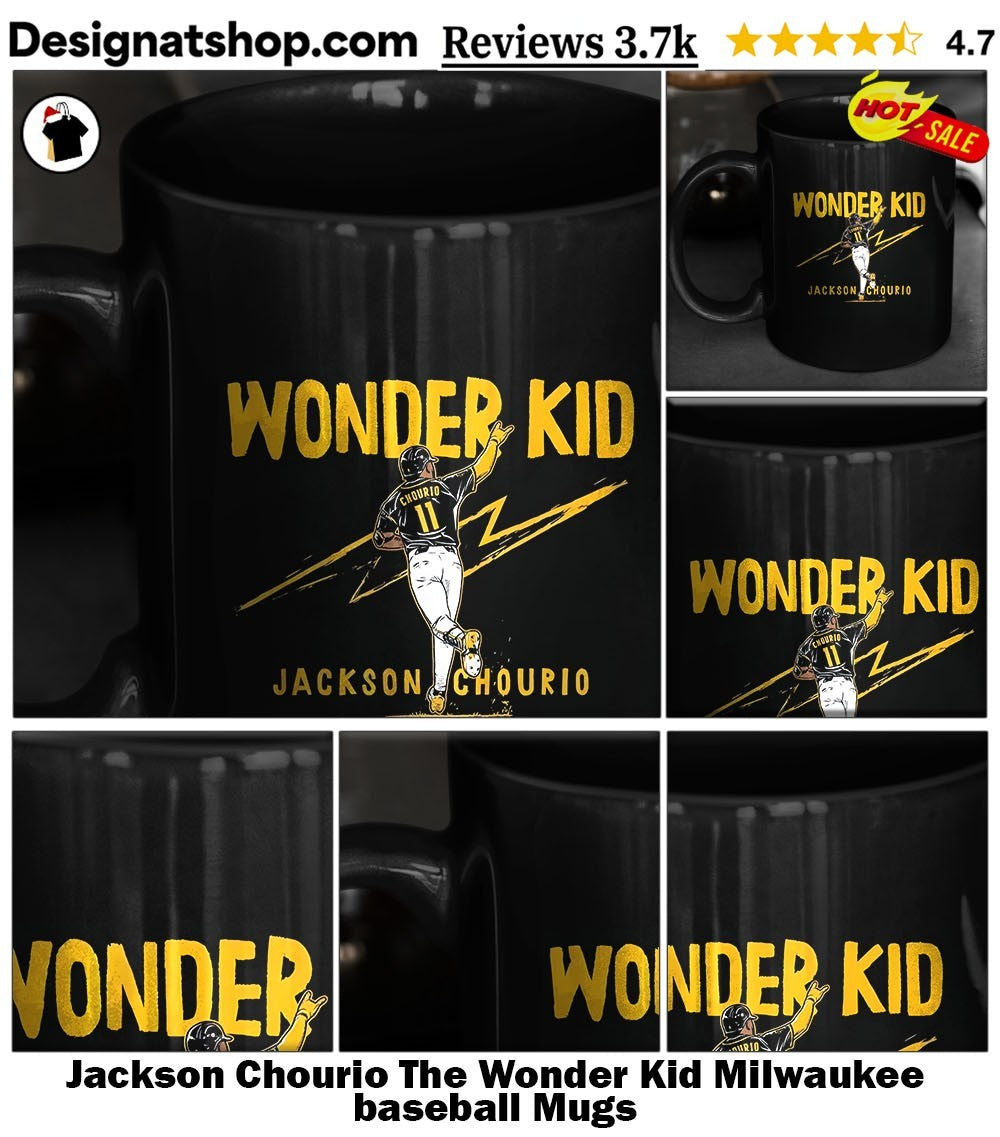 Jackson Chourio The Wonder Kid Milwaukee baseball shirt