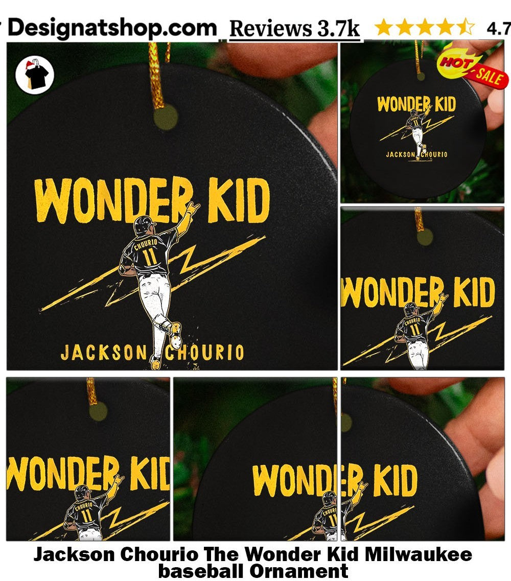 Jackson Chourio The Wonder Kid Milwaukee baseball shirt