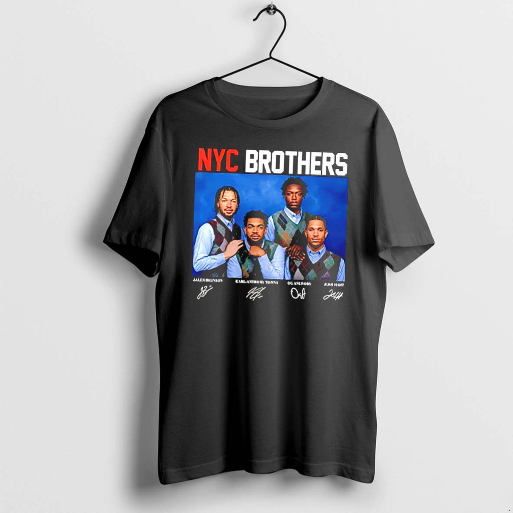 Jalen Brunson Karl Anthony Towns Og Anunoby Josh Hart Nyc Brothers Tee Tshirts Sweater
