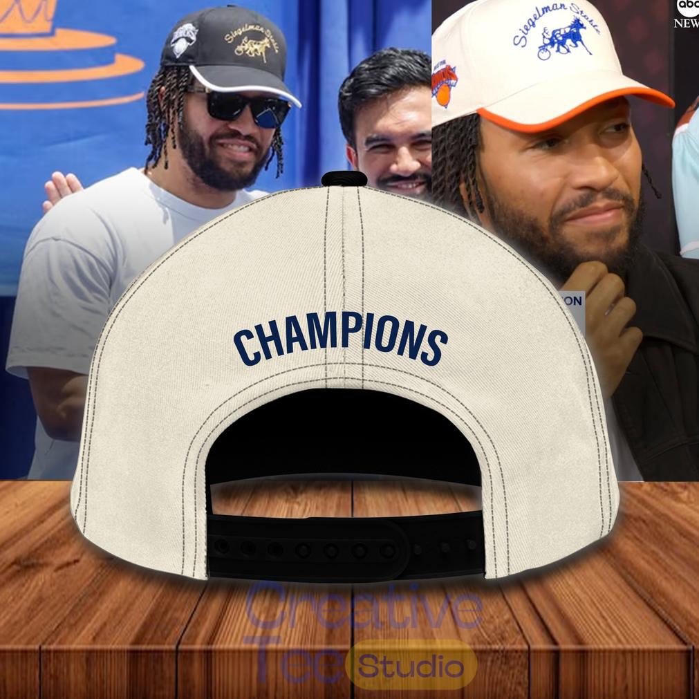 Jalen Brunson Siegelman Stable Knicks Hat – Cream
