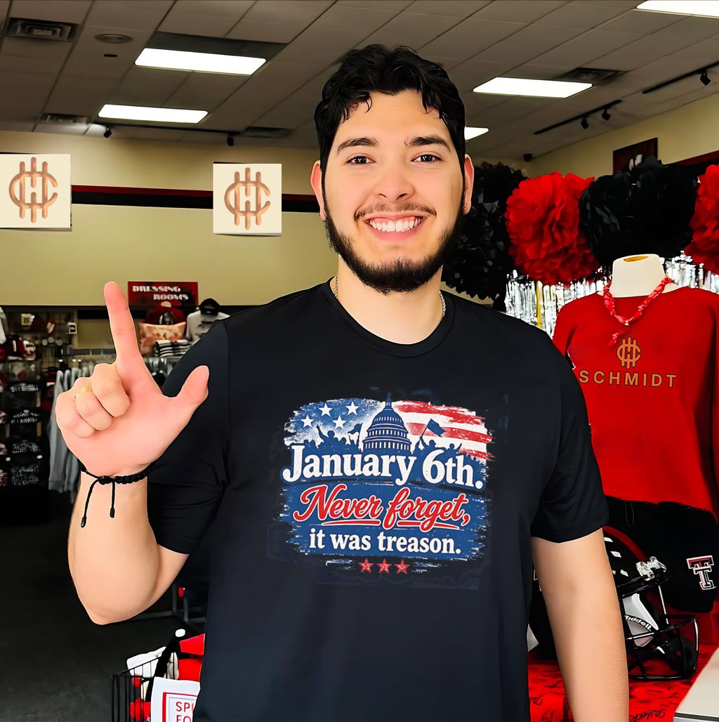 January 6th never forget it was treason American flag vintage shirt