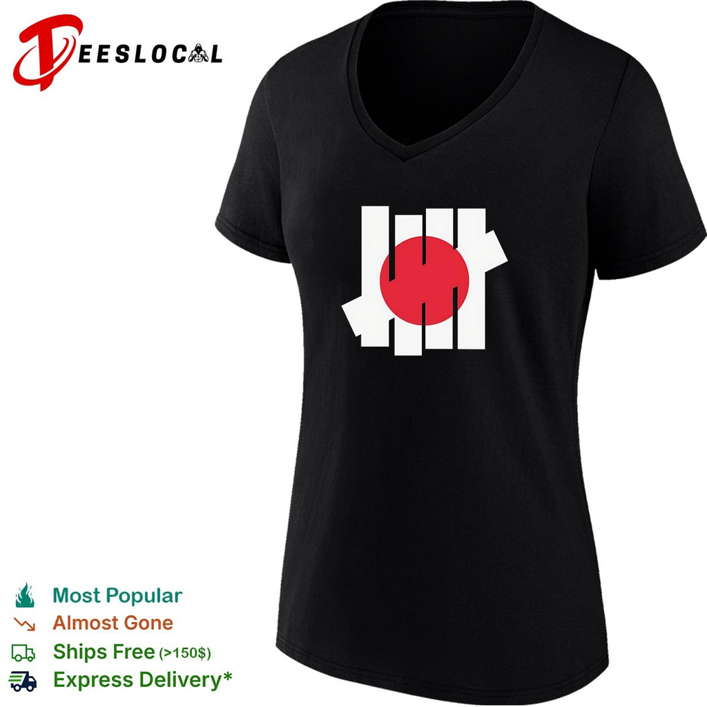 Japan flag x Undefeated logo shirt