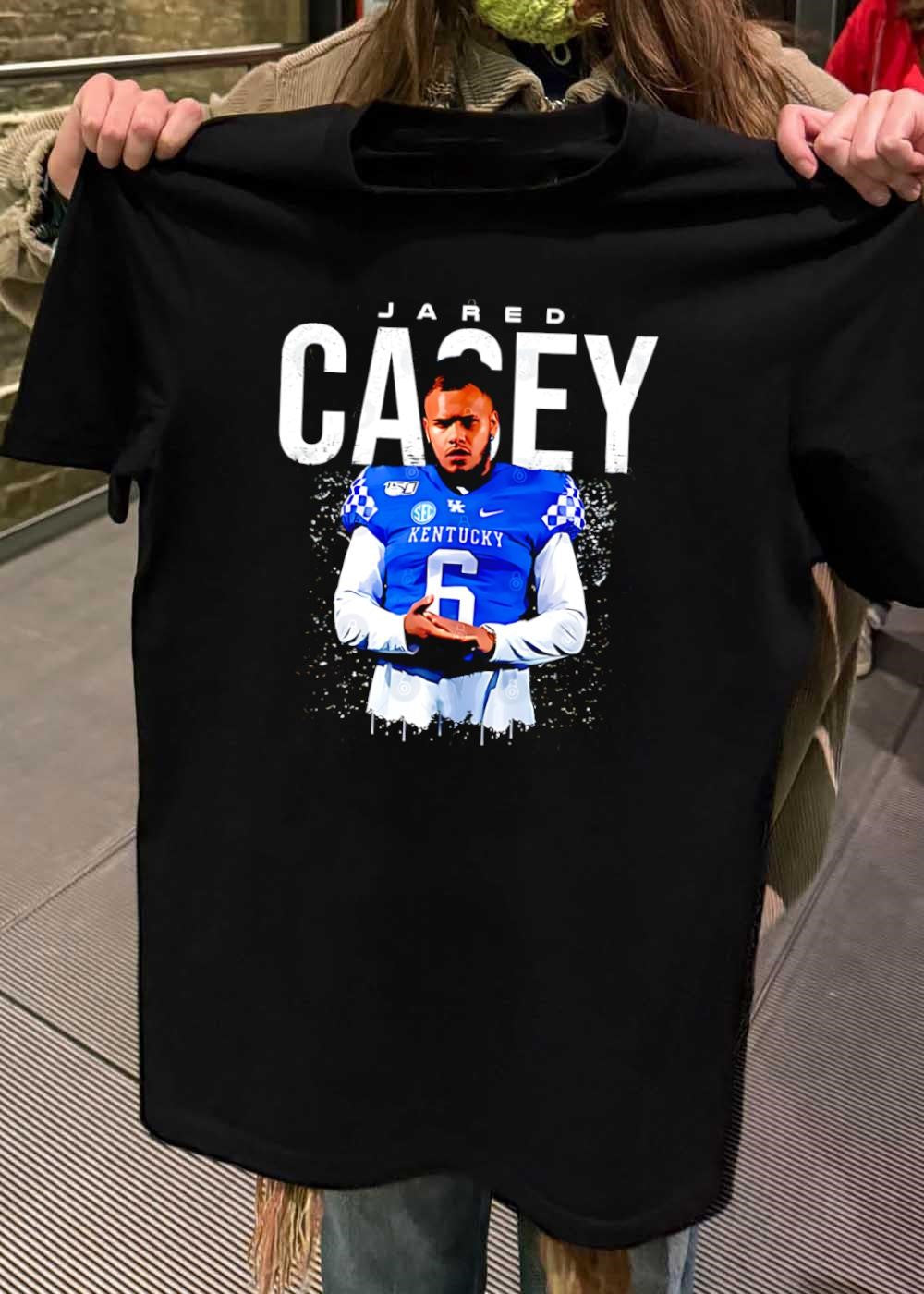 Jared Casey Kentucky Wildcats Football Player Jersey Graphic Shirt