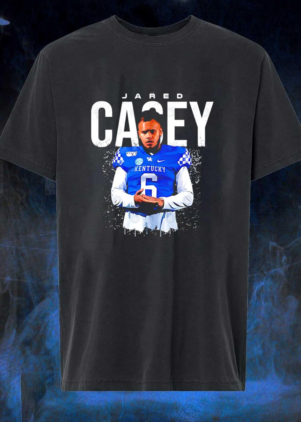 Jared Casey Kentucky Wildcats Football Player Jersey Graphic Shirt