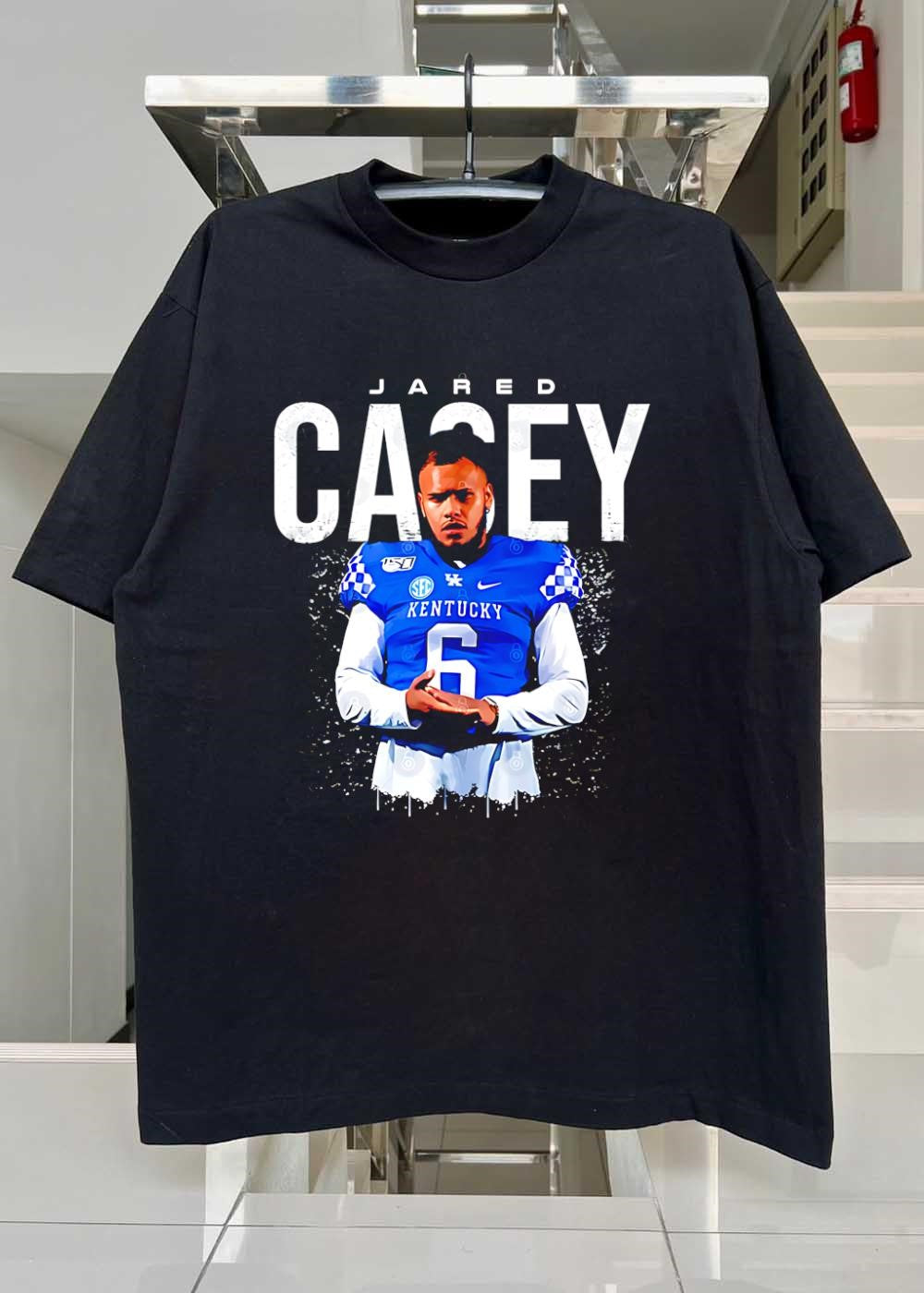 Jared Casey Kentucky Wildcats Football Player Jersey Graphic Shirt