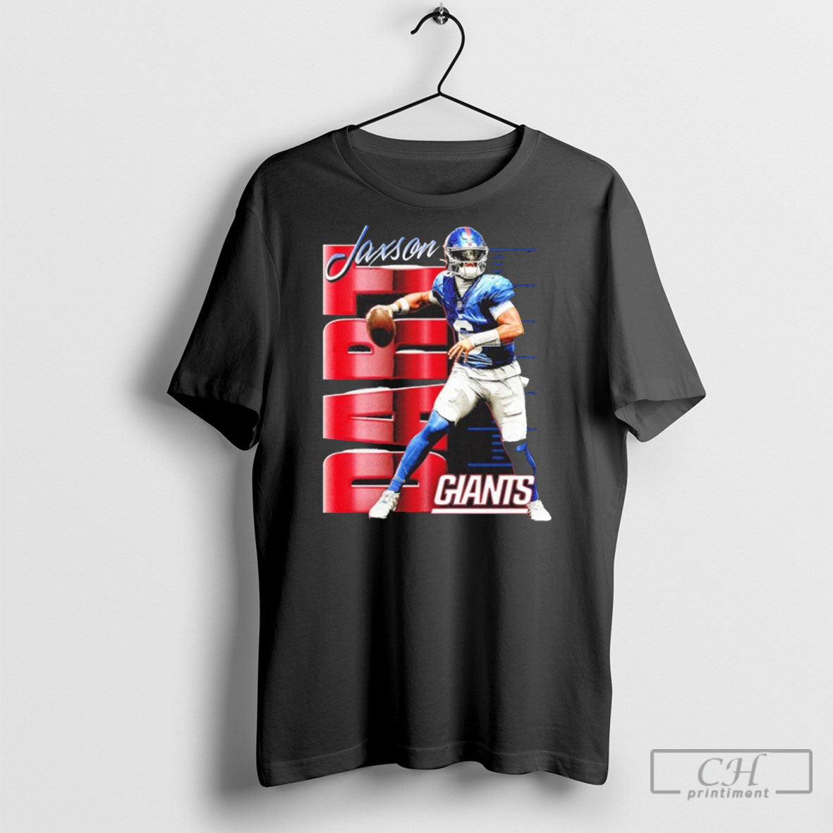 Jaxson Dart New York Giants Celebration Player T T Shirt