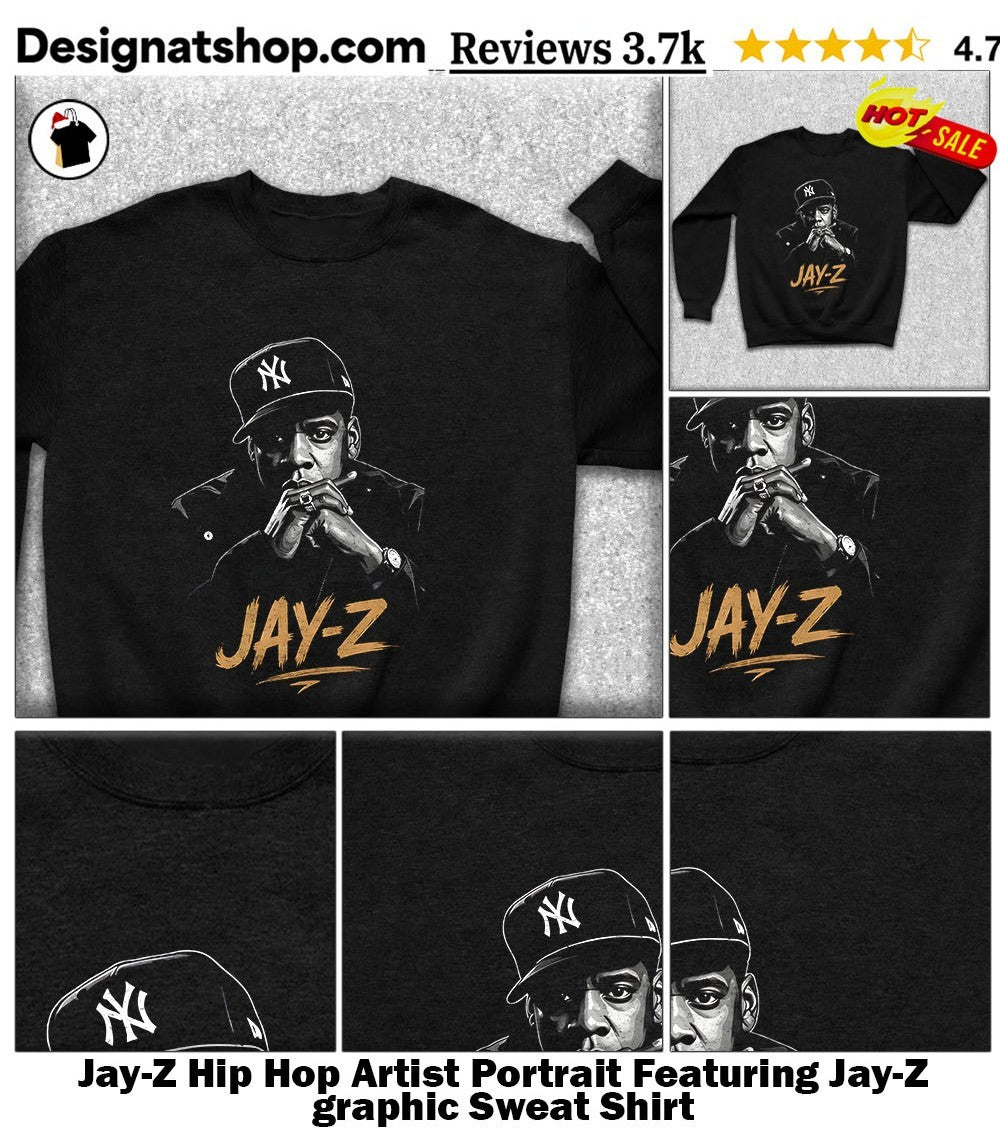 Jay-Z Hip Hop Artist Portrait Featuring Jay-Z graphic shirt