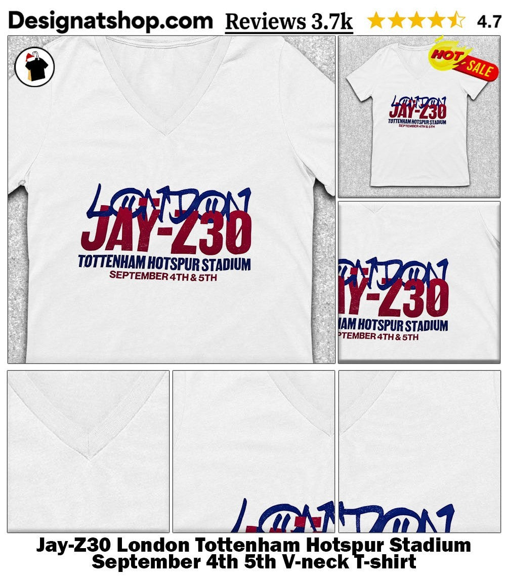 Jay-Z30 London Tottenham Hotspur Stadium September 4th 5th shirt