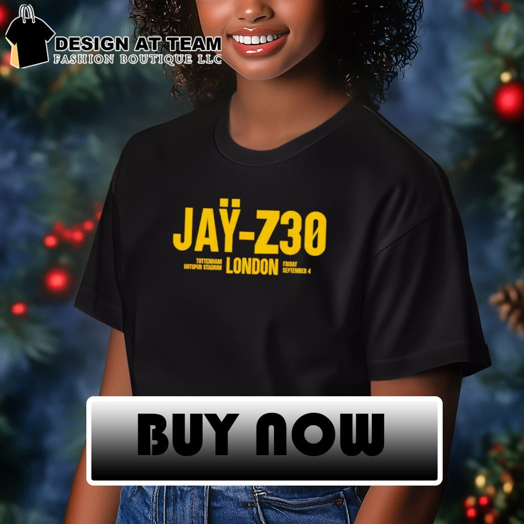 Jay-Z30 London Tour 2026 Tottenham Stadium Concert Hip Hop shirt
