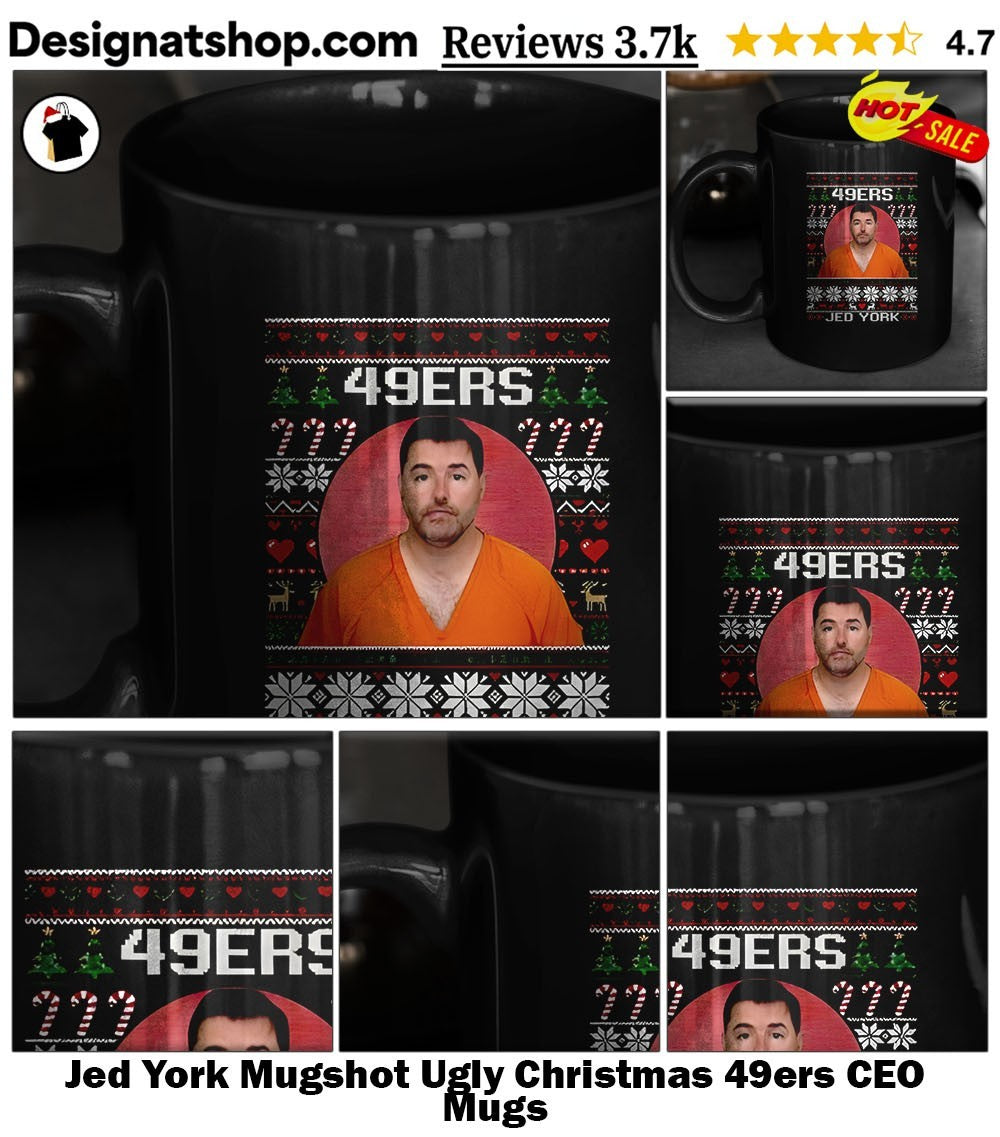 Jed York Mugshot Ugly Christmas 49ers CEO shirt