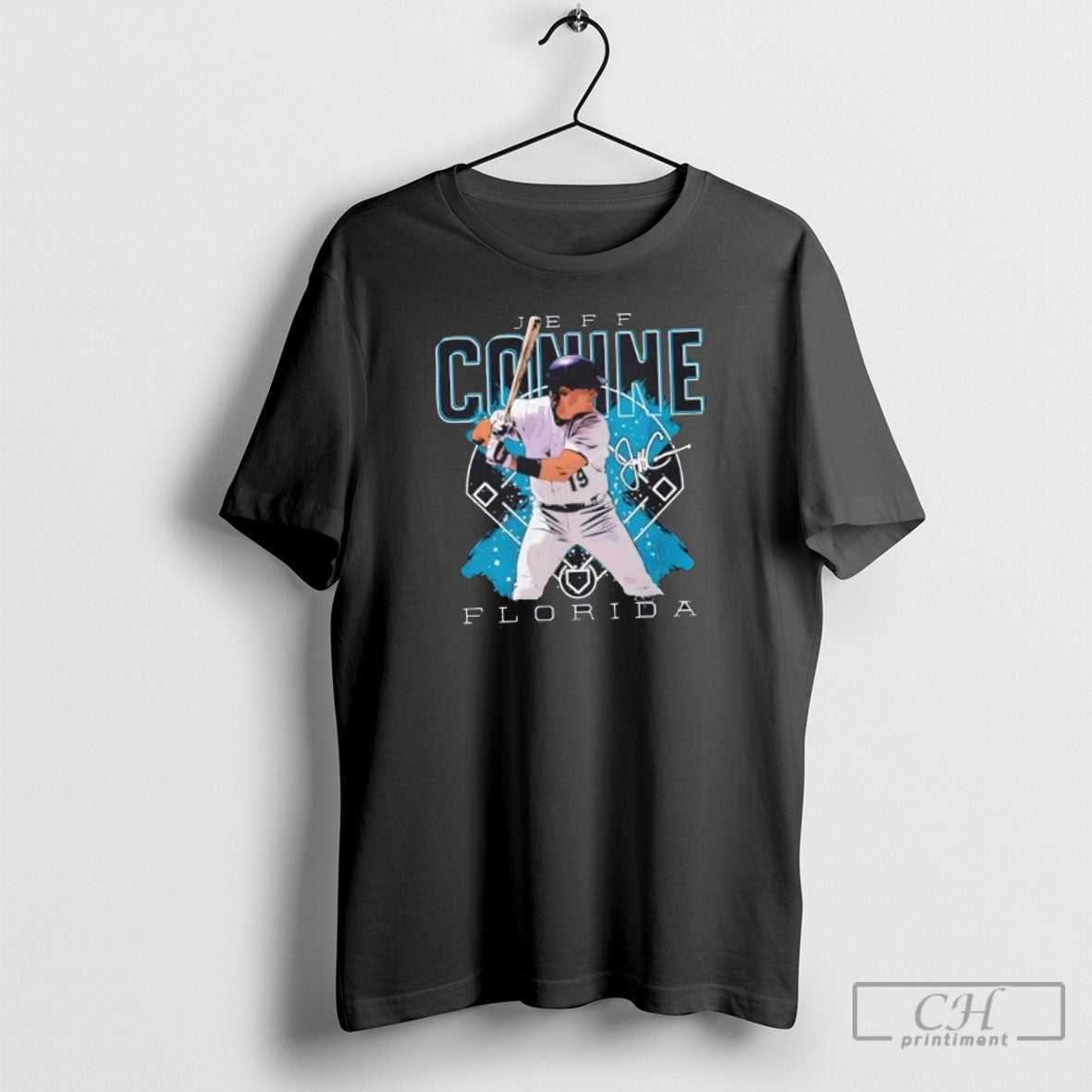 Jeff Conine Florida Marlins Gritty Signature Shirt Sweater