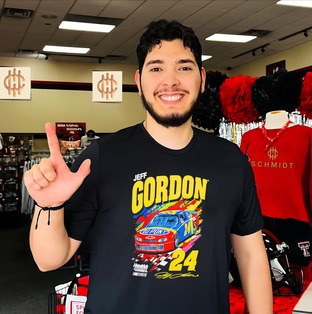 Jeff Gordon Isaac Morris signature graphic shirt