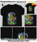 Jeffrey Epstein Charlie Kirk How the Grinch Stole Kirkmas parody humor shirt