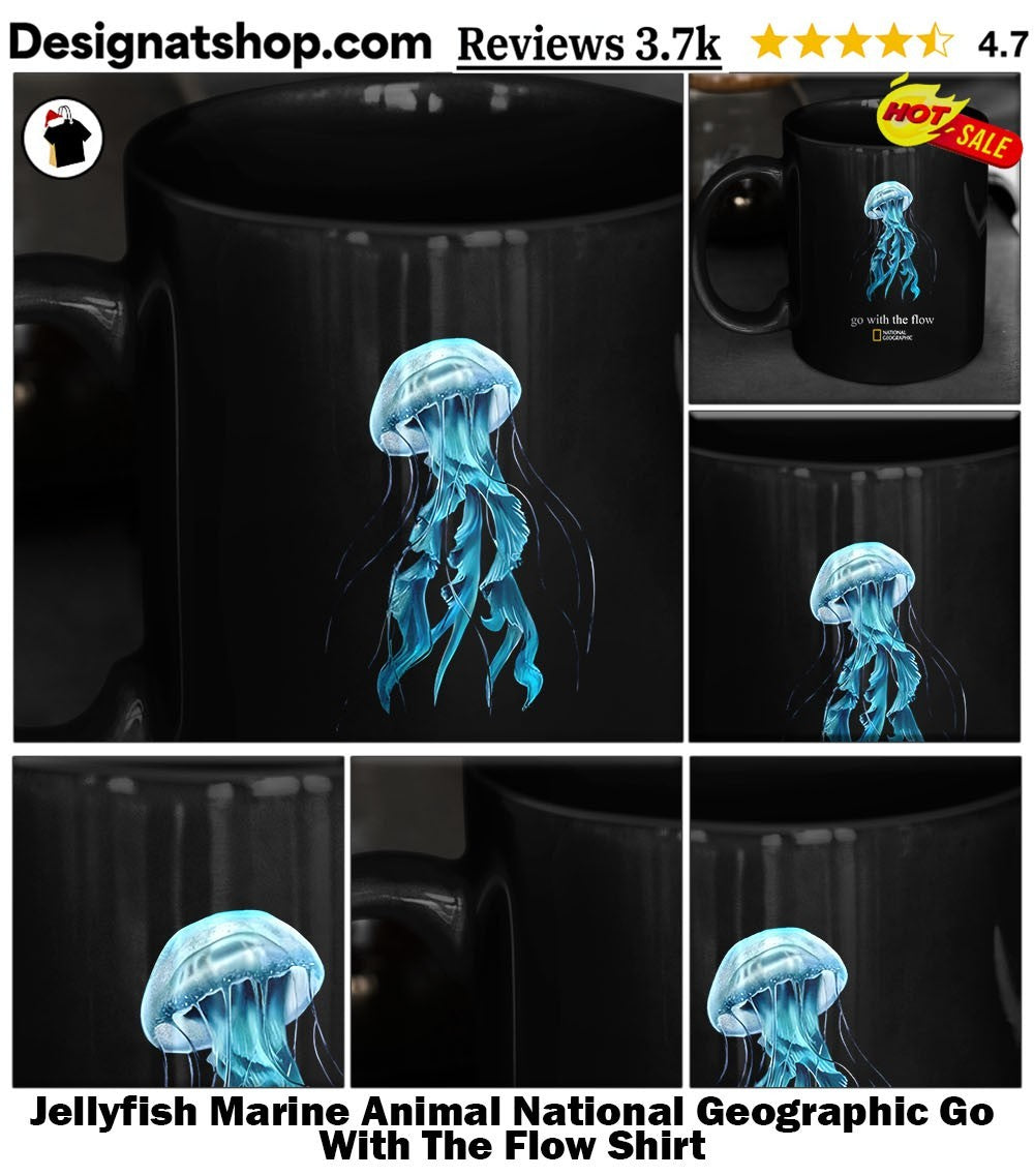Jellyfish Marine Animal National Geographic Go With The Flow Shirt