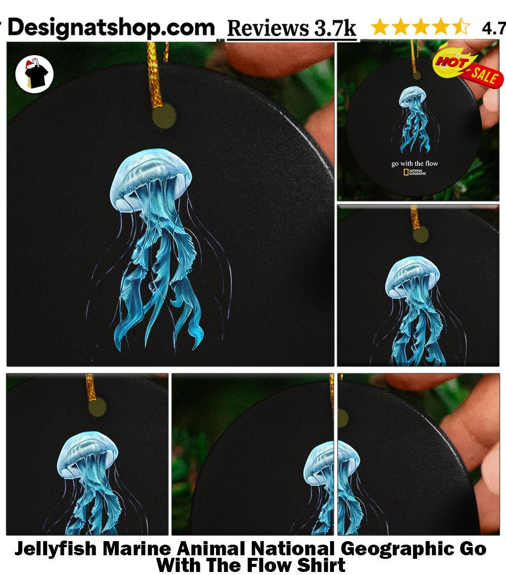 Jellyfish Marine Animal National Geographic Go With The Flow Shirt