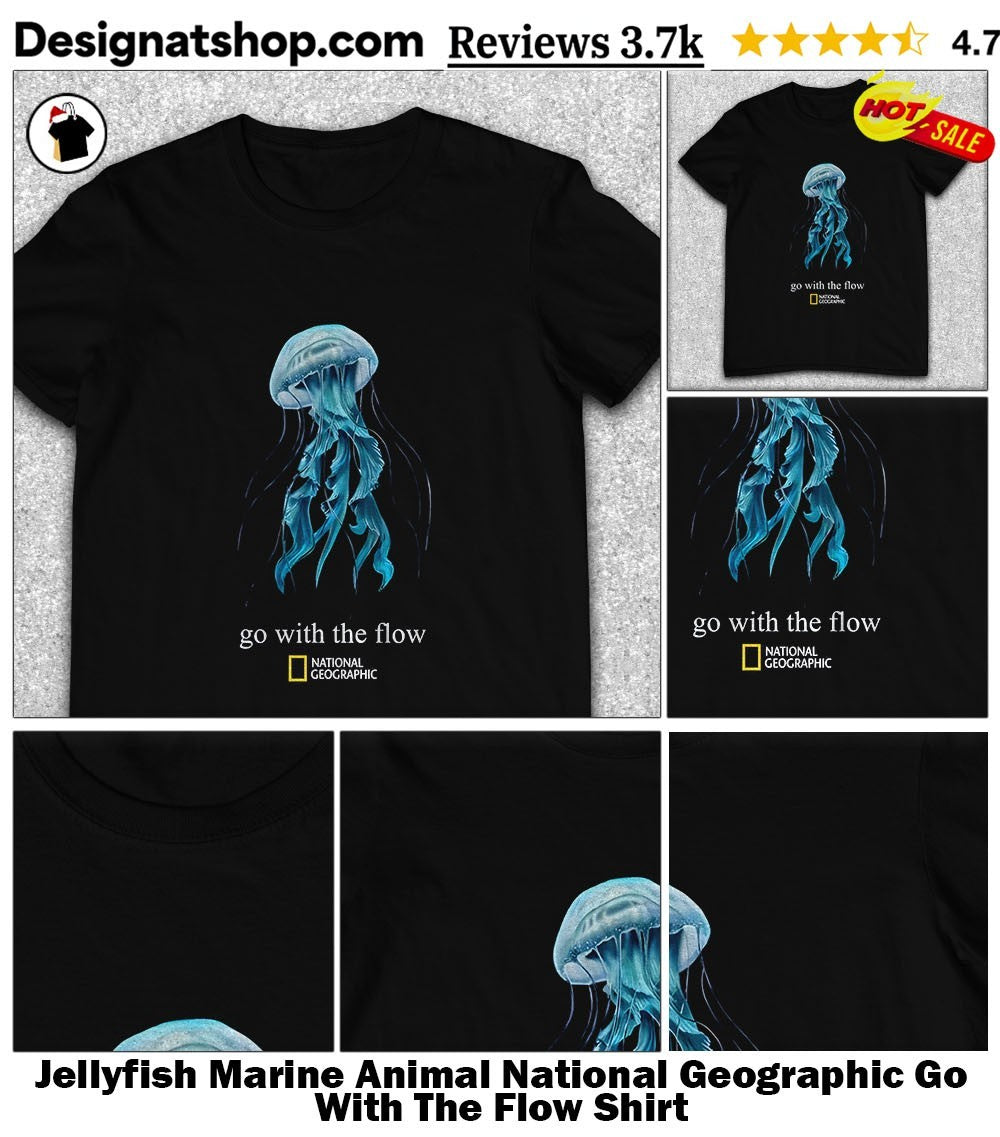 Jellyfish Marine Animal National Geographic Go With The Flow Shirt