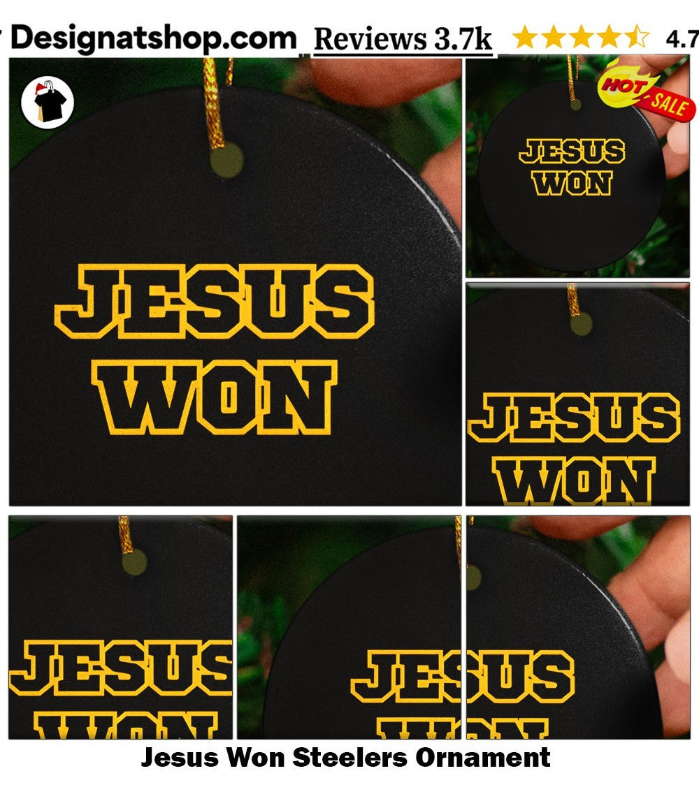 Jesus Won Steelers shirt