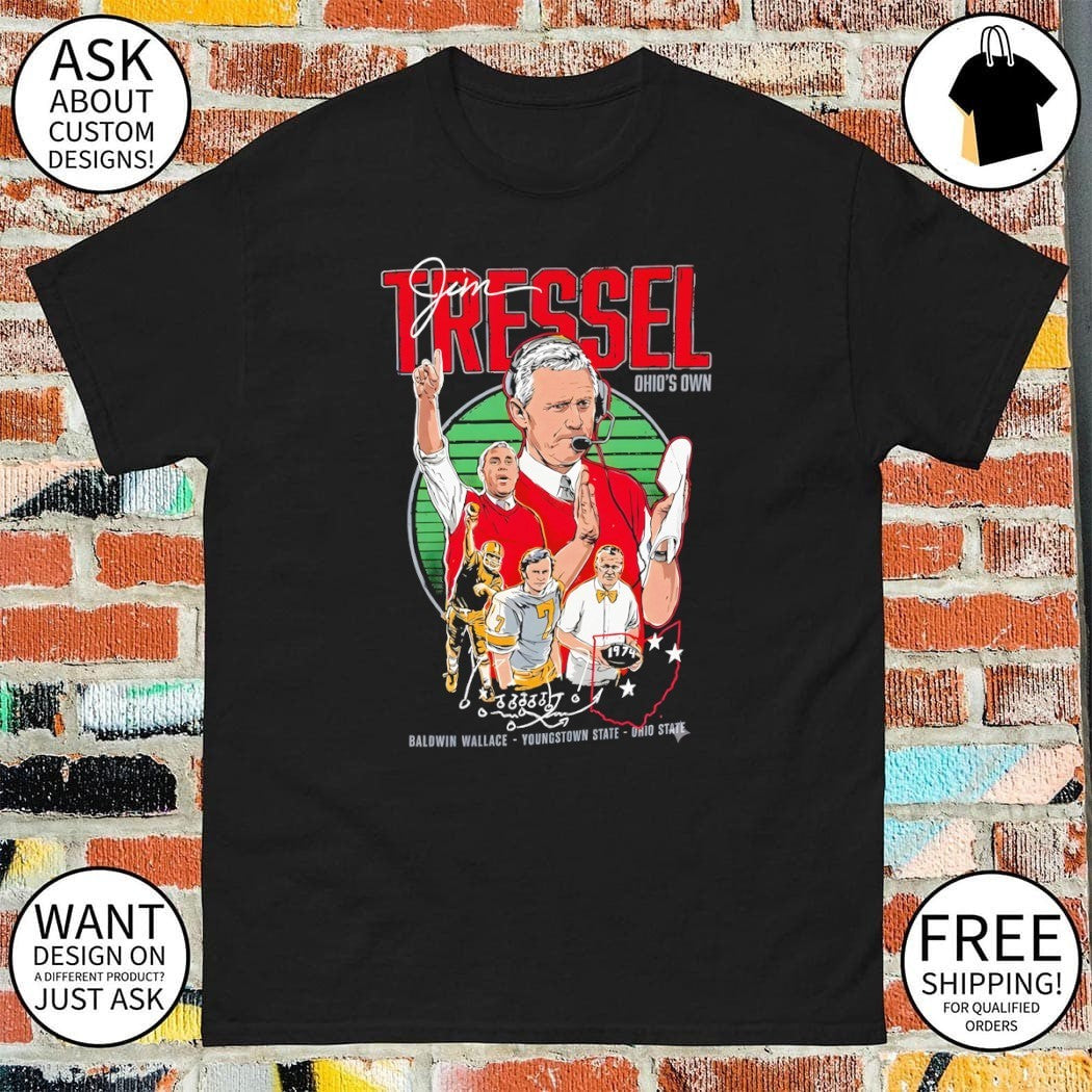Jim Tressel Ohio’s own Buckeyes Ring Of Honor shirt