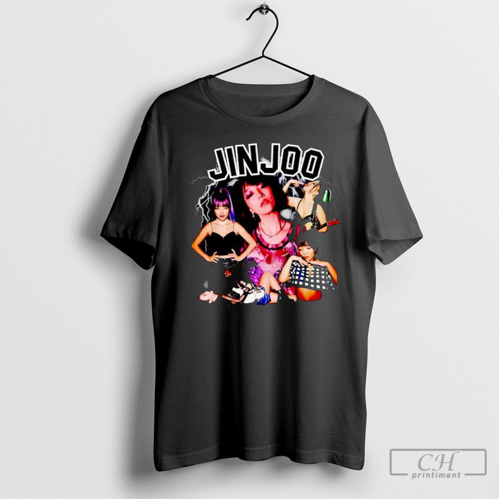 Jinjoo Electric Guitar Collage Graphic Shirt Tee