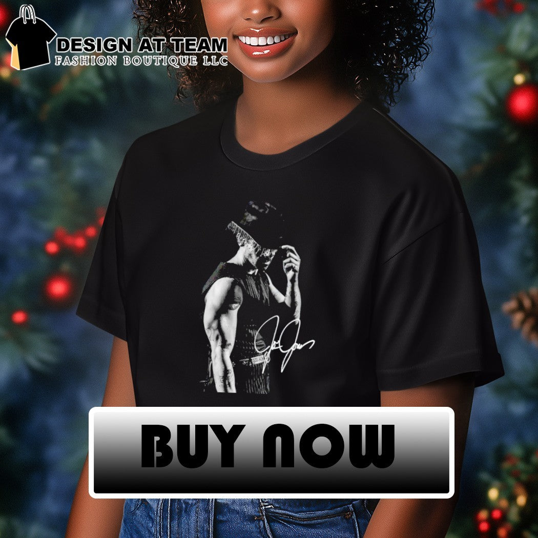 Joe Jonas Cowboy Hat signature shirt