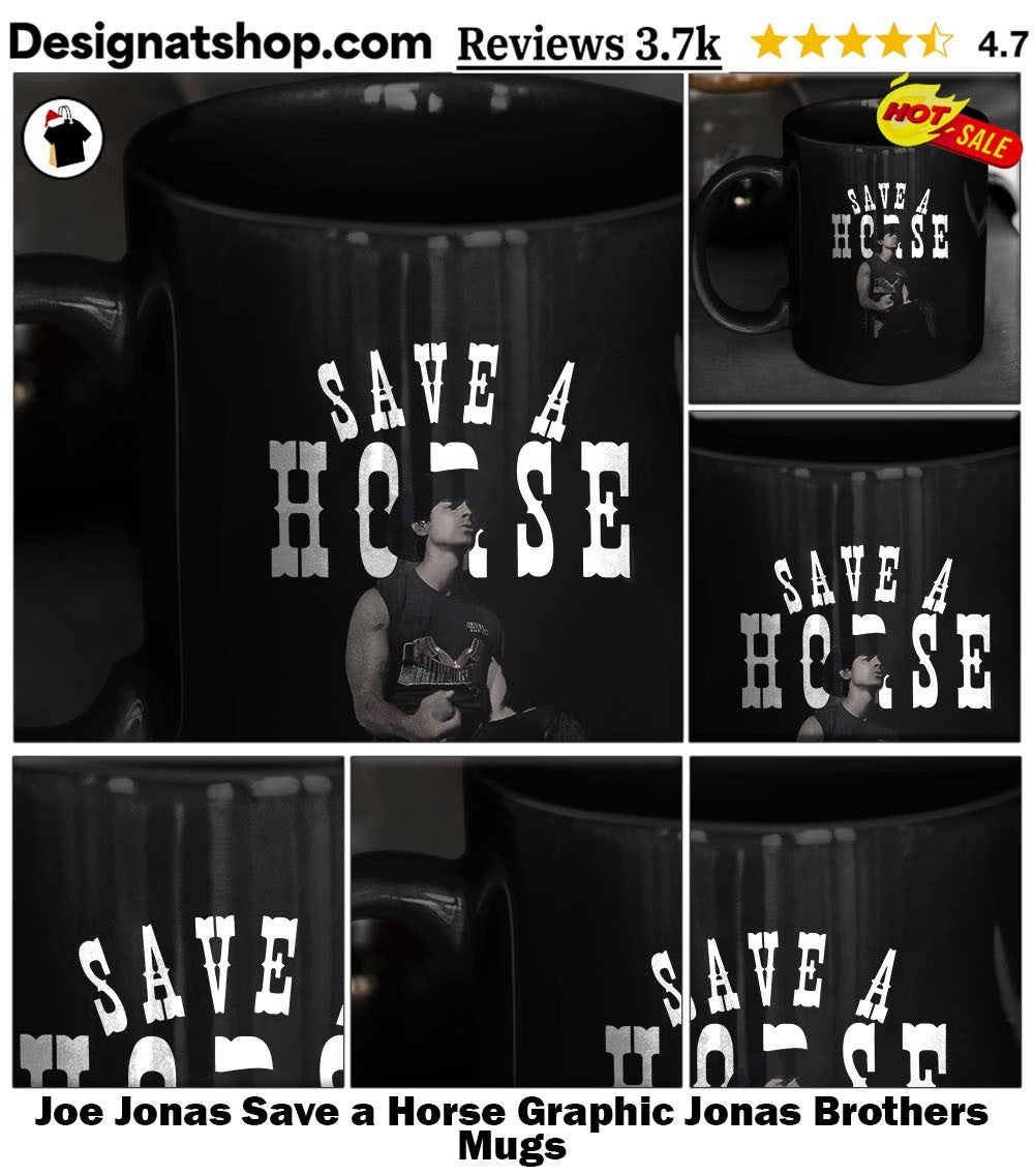 Joe Jonas Save a Horse Graphic Jonas Brothers shirt