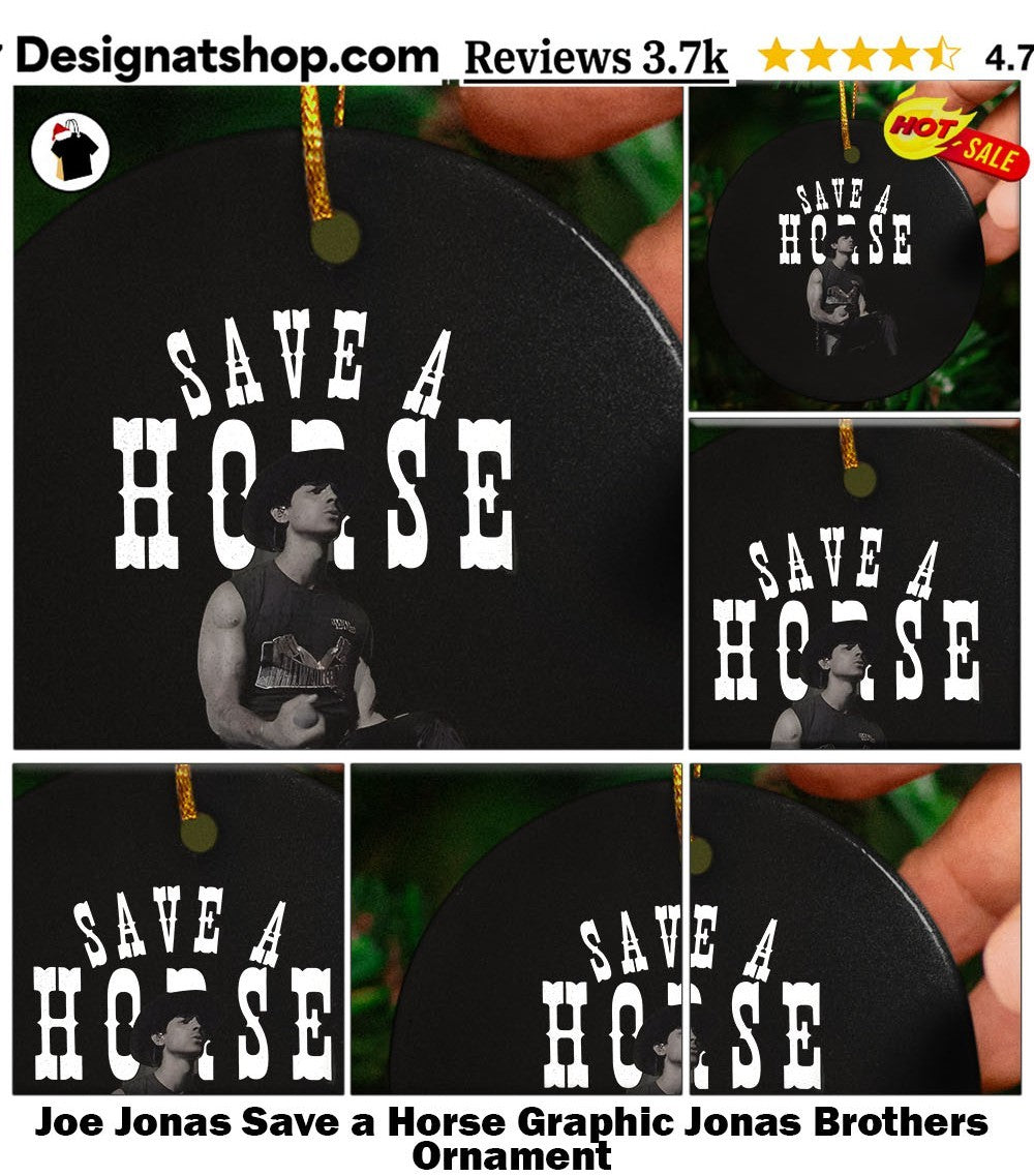 Joe Jonas Save a Horse Graphic Jonas Brothers shirt