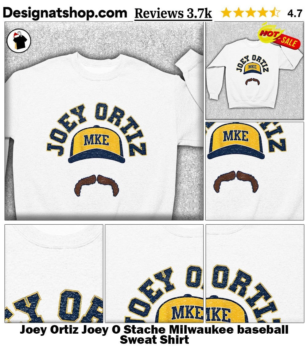 Joey Ortiz Joey O Stache Milwaukee baseball shirt