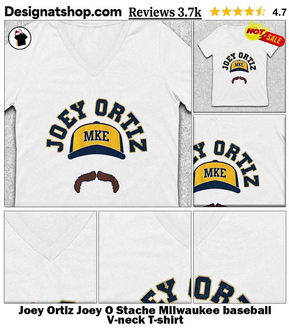 Joey Ortiz Joey O Stache Milwaukee baseball shirt