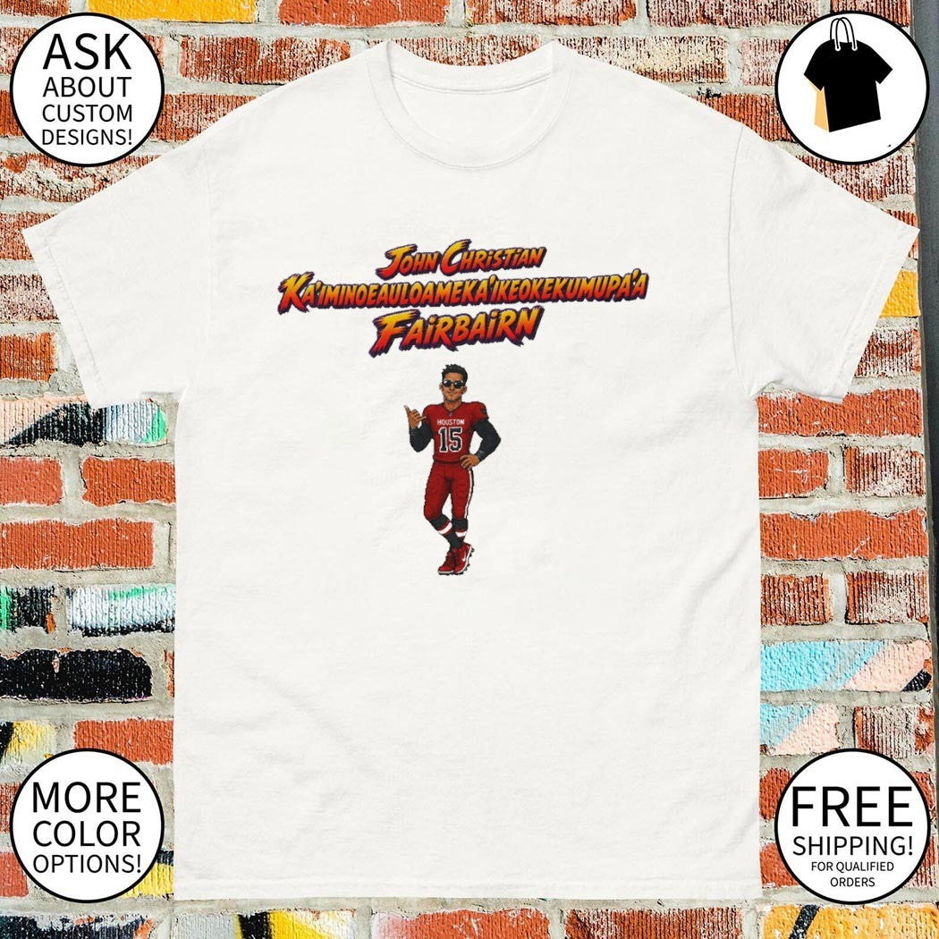 John Christian Ka’iminoeauloameka’ikeokekumupa’a Fairbairn shirt