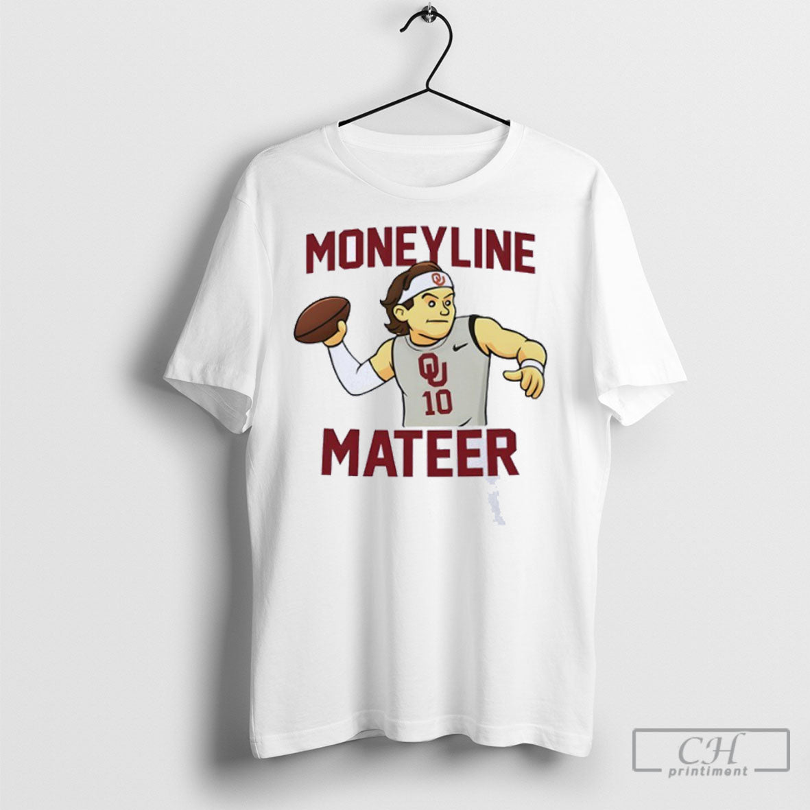 John Mateer Moneyline Mateer Football Shirt