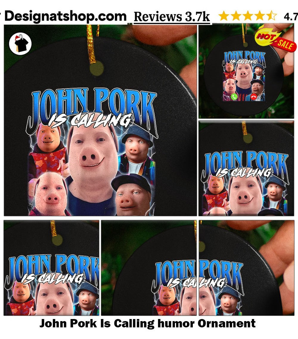 John Pork Is Calling humor shirt