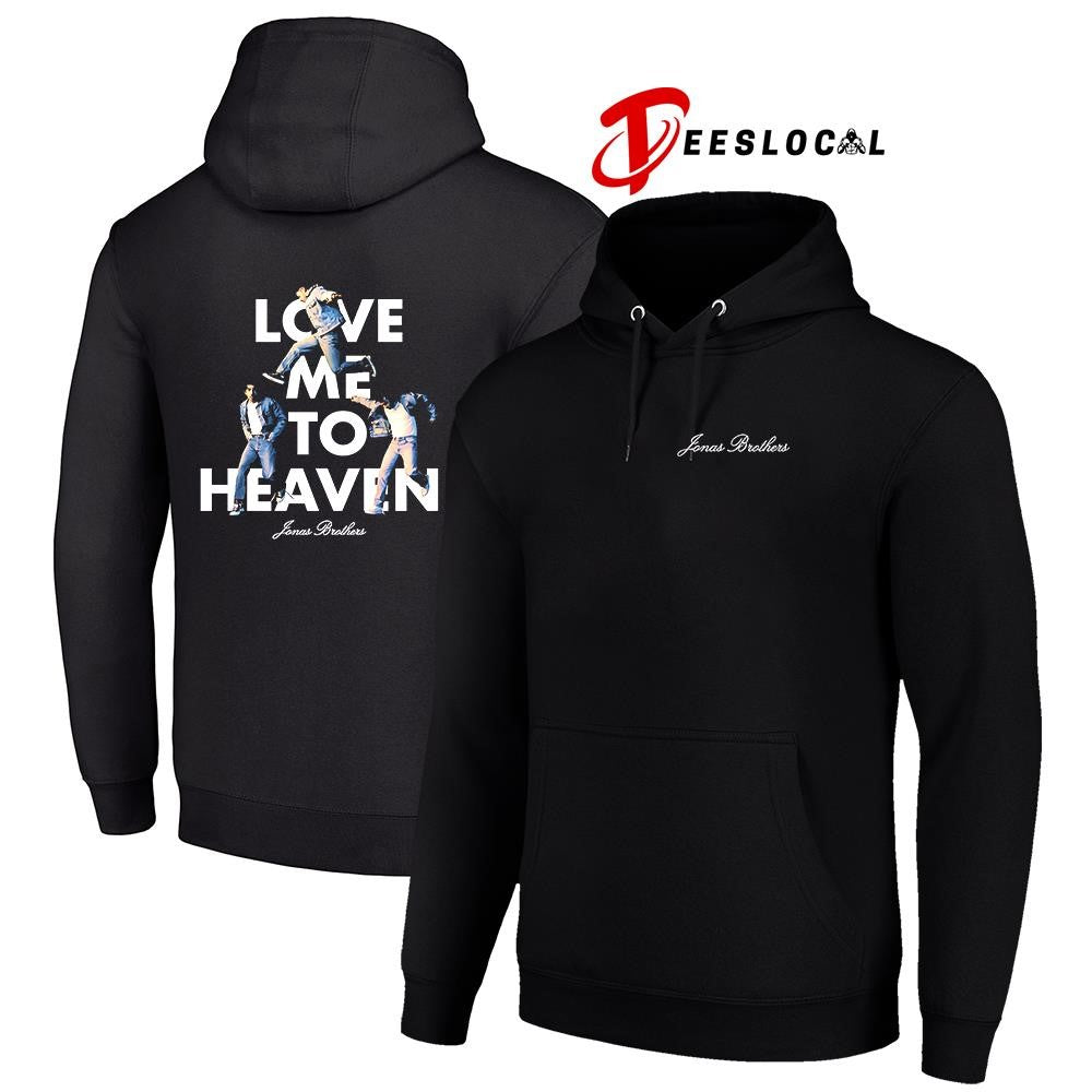 Jonas Brother love me to heaven pose graphic shirt