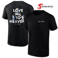 Jonas Brother love me to heaven pose graphic shirt