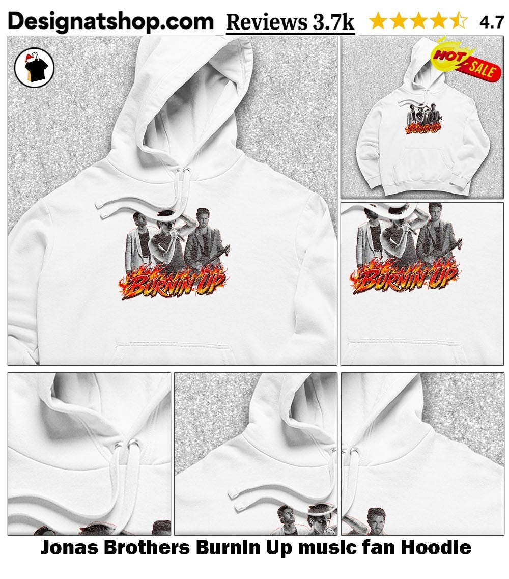 Jonas Brothers Burnin Up music fan shirt