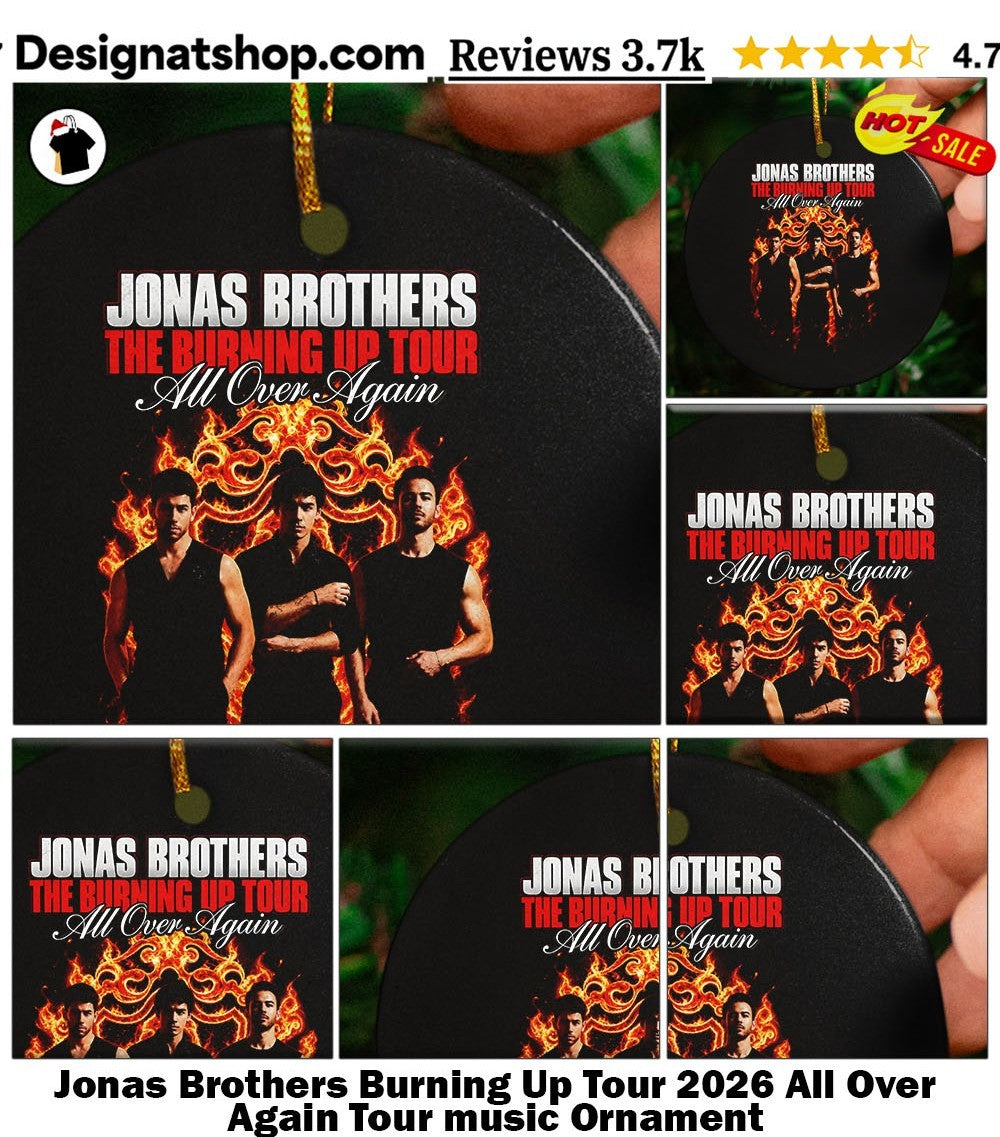 Jonas Brothers Burning Up Tour 2026 All Over Again Tour music shirt