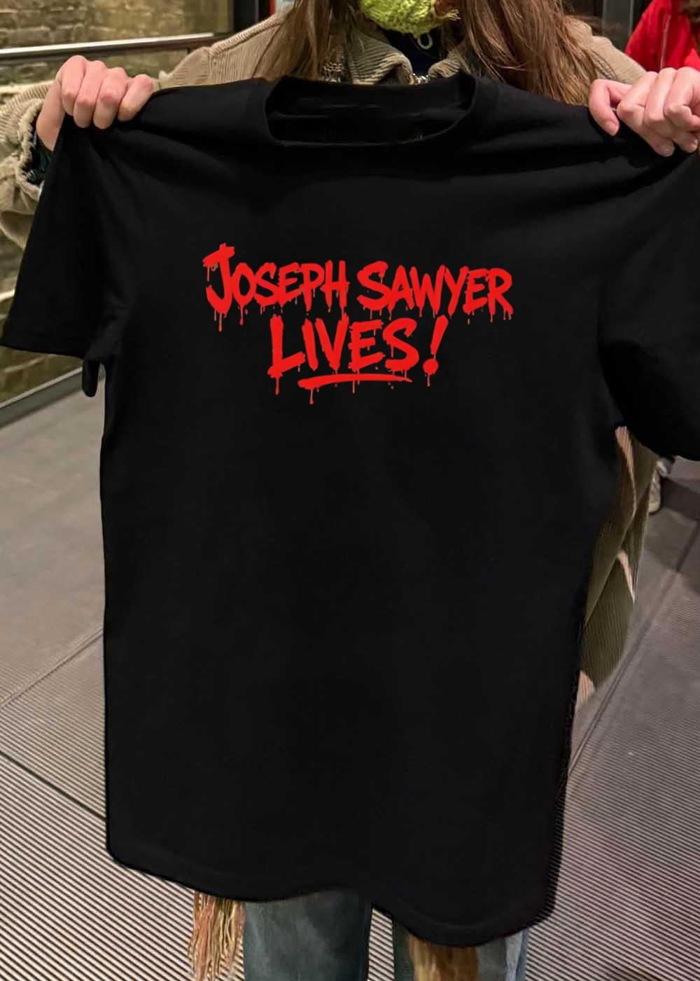 Joseph Sawyer Lives Fan Apparel T-Shirt