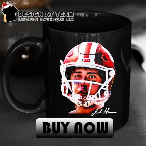 Josh Hoover Indiana Tuff bloody face signature shirt