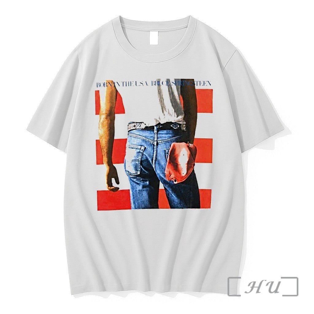 Jungkook Bts Born In The Usa Bruce Springsteen Tshirts Sweater Hoodie Jpg