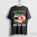 Just A Woman Who Loves Her Boston Red Sox Mascot Logo 2025 Long Sleve