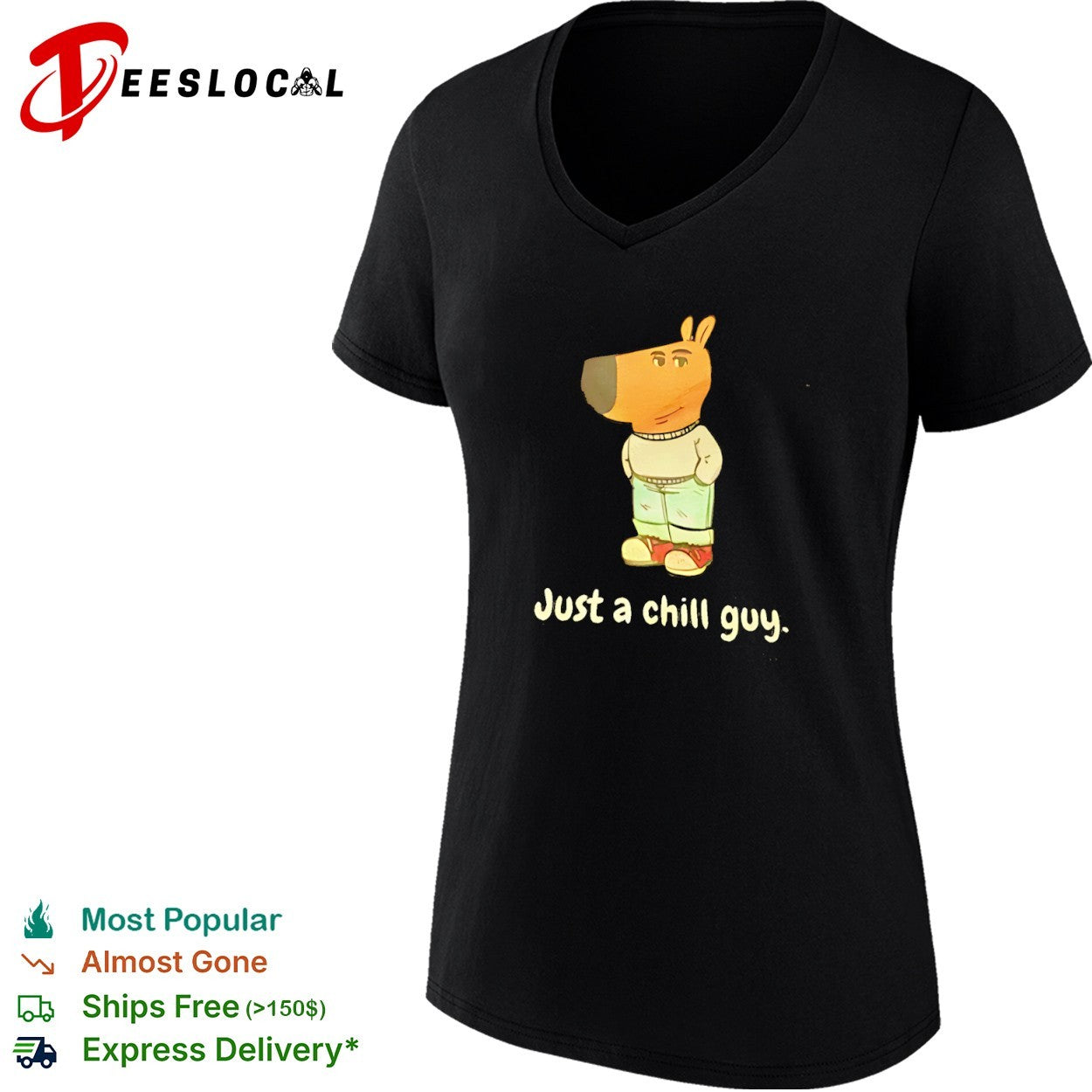 Just a chill guy dog shirt