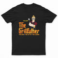 Father Grilling The Grillfather - Gift For Father - Personalized Custom T Shirt