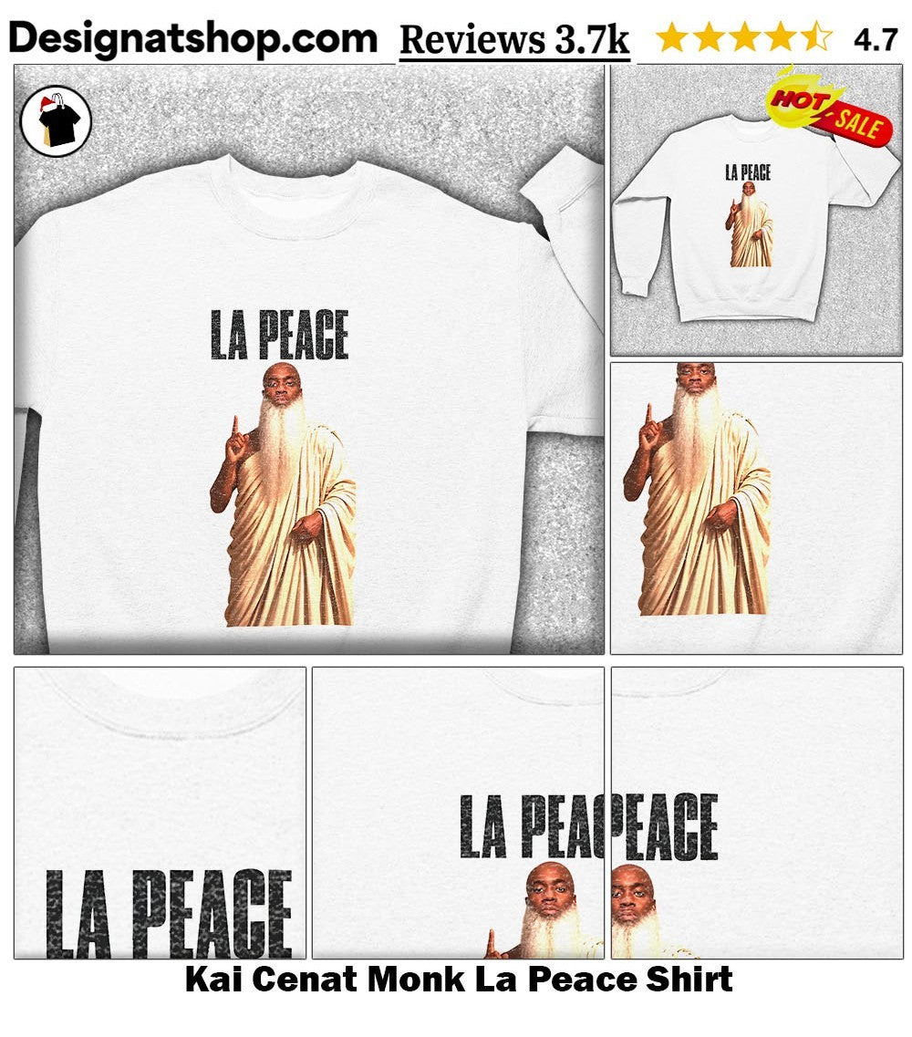 Kai Cenat Monk La Peace Shirt