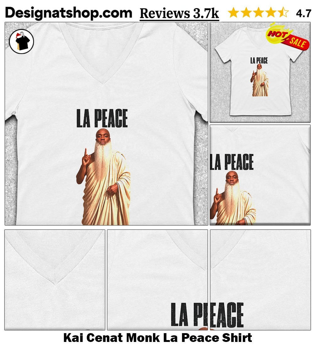 Kai Cenat Monk La Peace Shirt