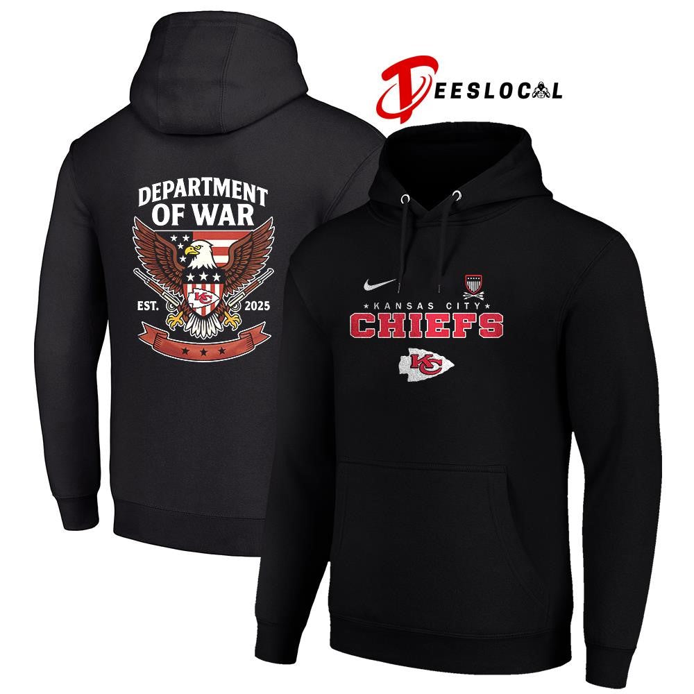 Kansas City Chiefs x Department of War eagle logo shirt