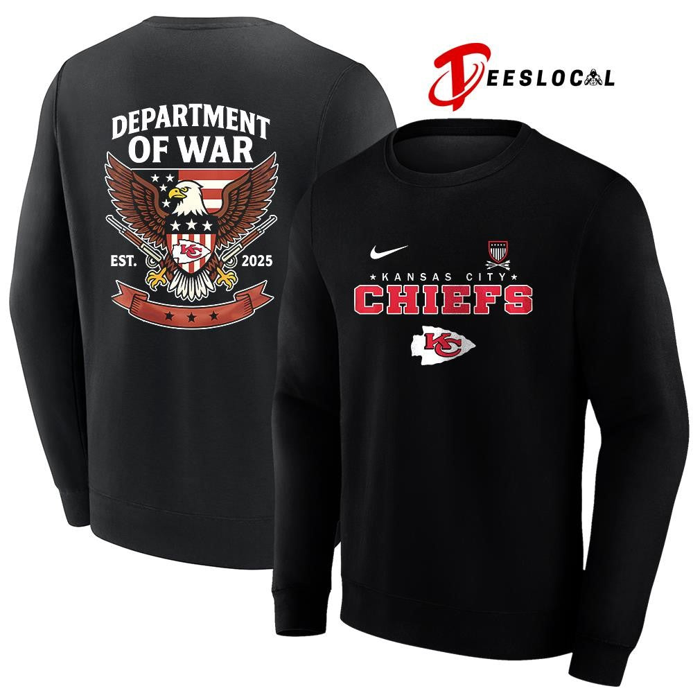 Kansas City Chiefs x Department of War eagle logo shirt