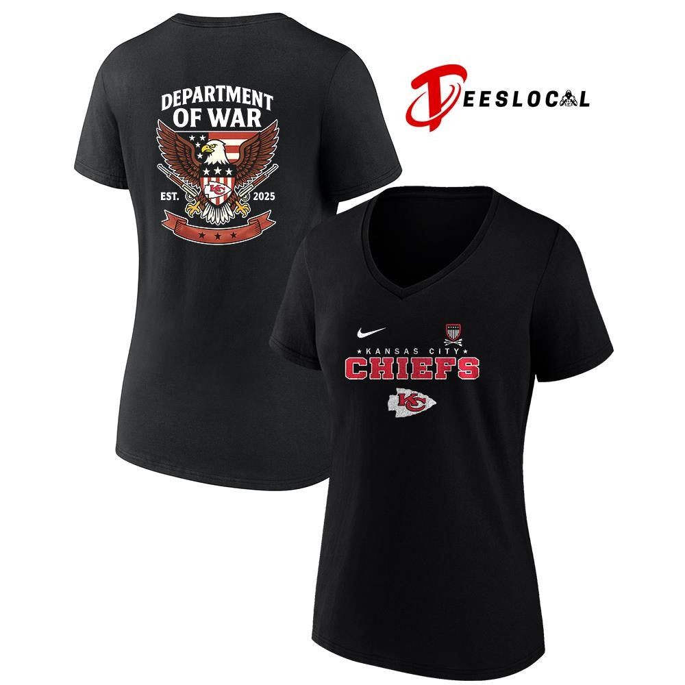 Kansas City Chiefs x Department of War eagle logo shirt