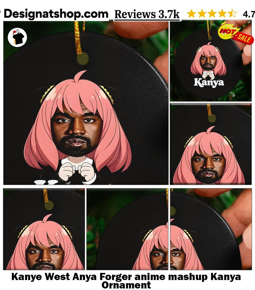 Kanye West Anya Forger anime mashup Kanya shirt